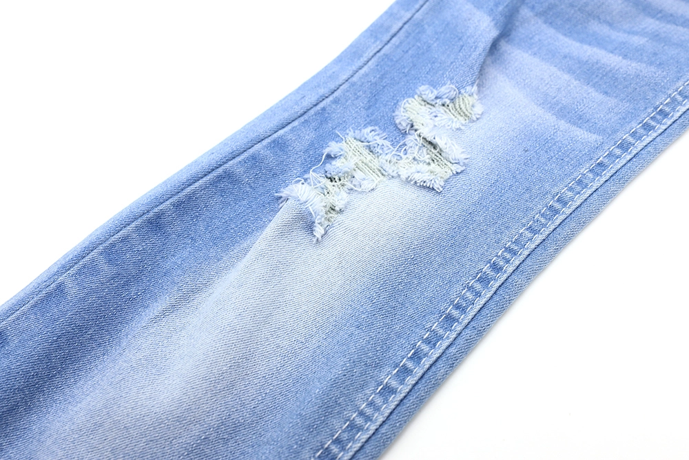 155C-3 Wholesale Indigo Soft High Stretch Cotton Good Quality Denim Fabric Supplier 7