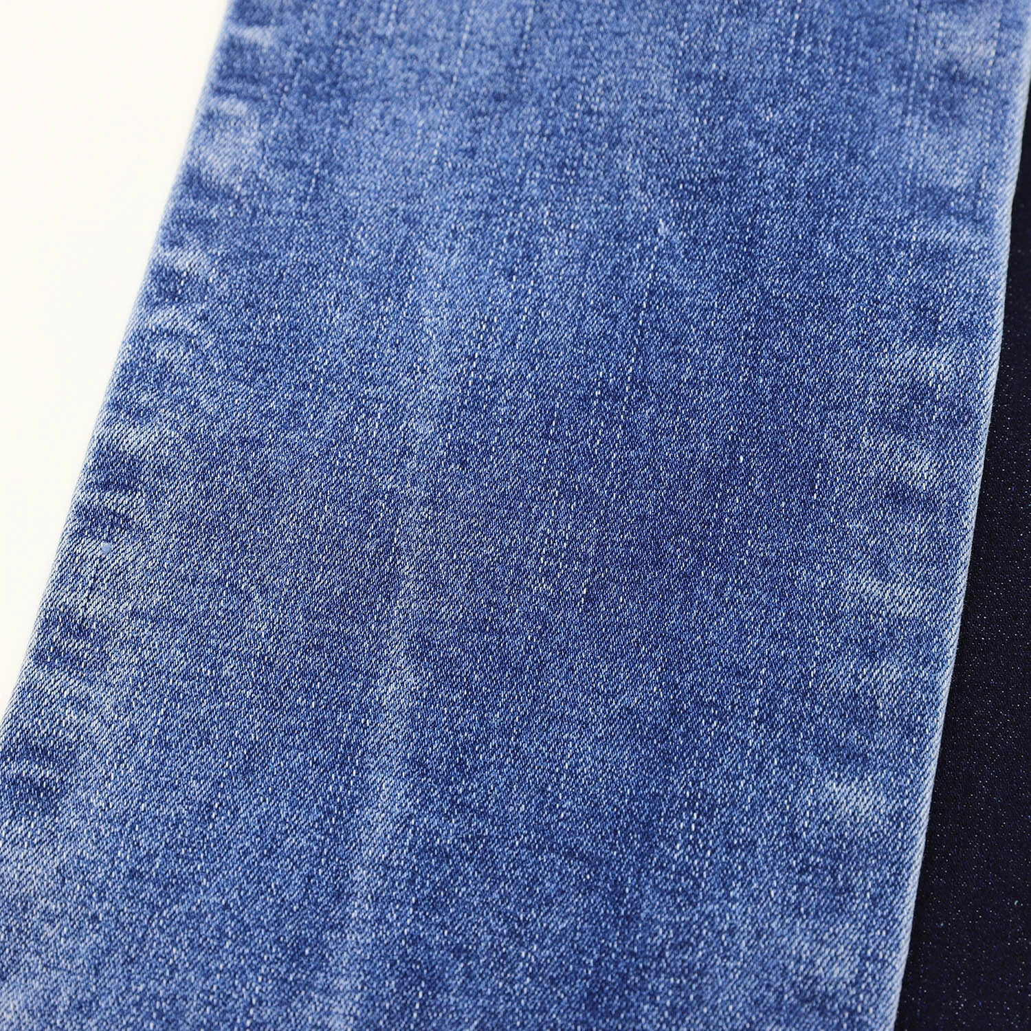 216A-3  8.18OZ stretch slub denim fabric with 68%Cotton  30%Poly 2%Spandex 10