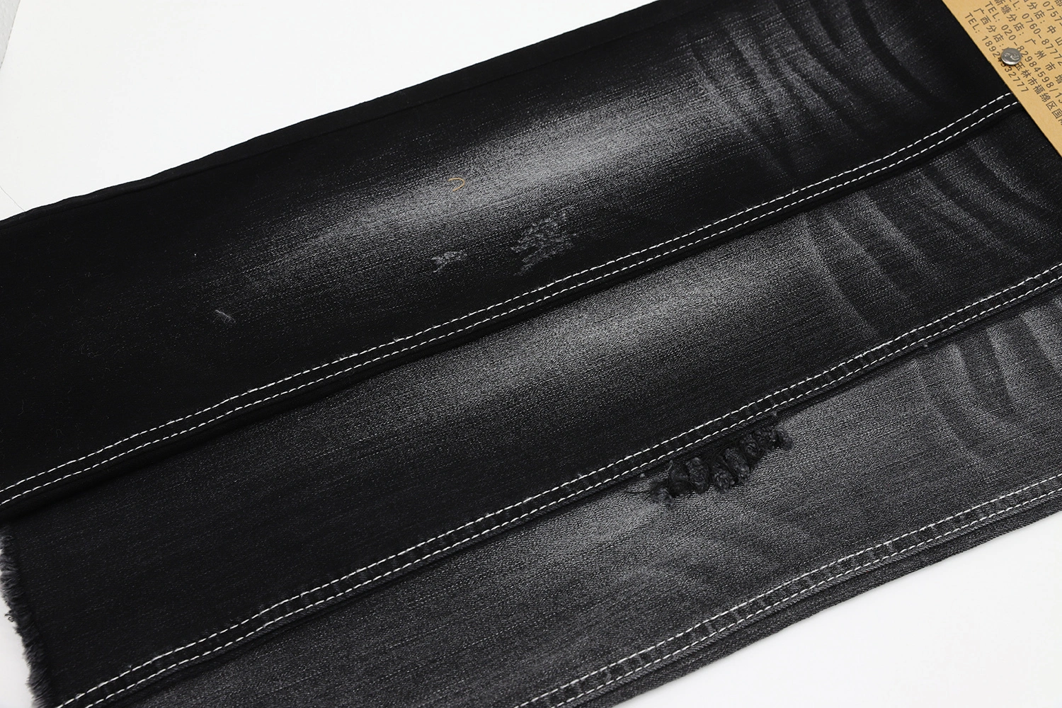 216B-3B   stretch slub denim fabric with  68%Cotton 30%Poly 2%Spandex 2