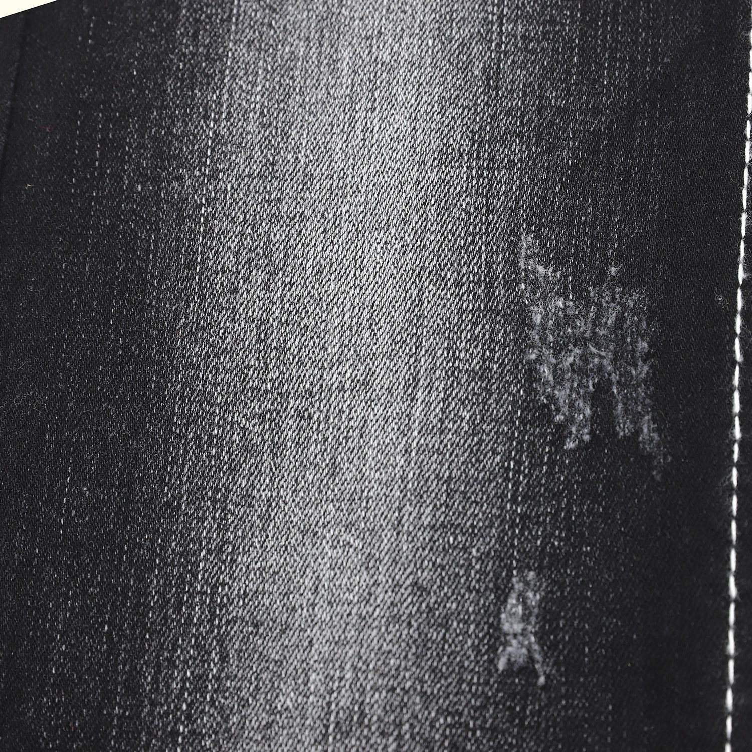 216B-3B   stretch slub denim fabric with  68%Cotton 30%Poly 2%Spandex 6