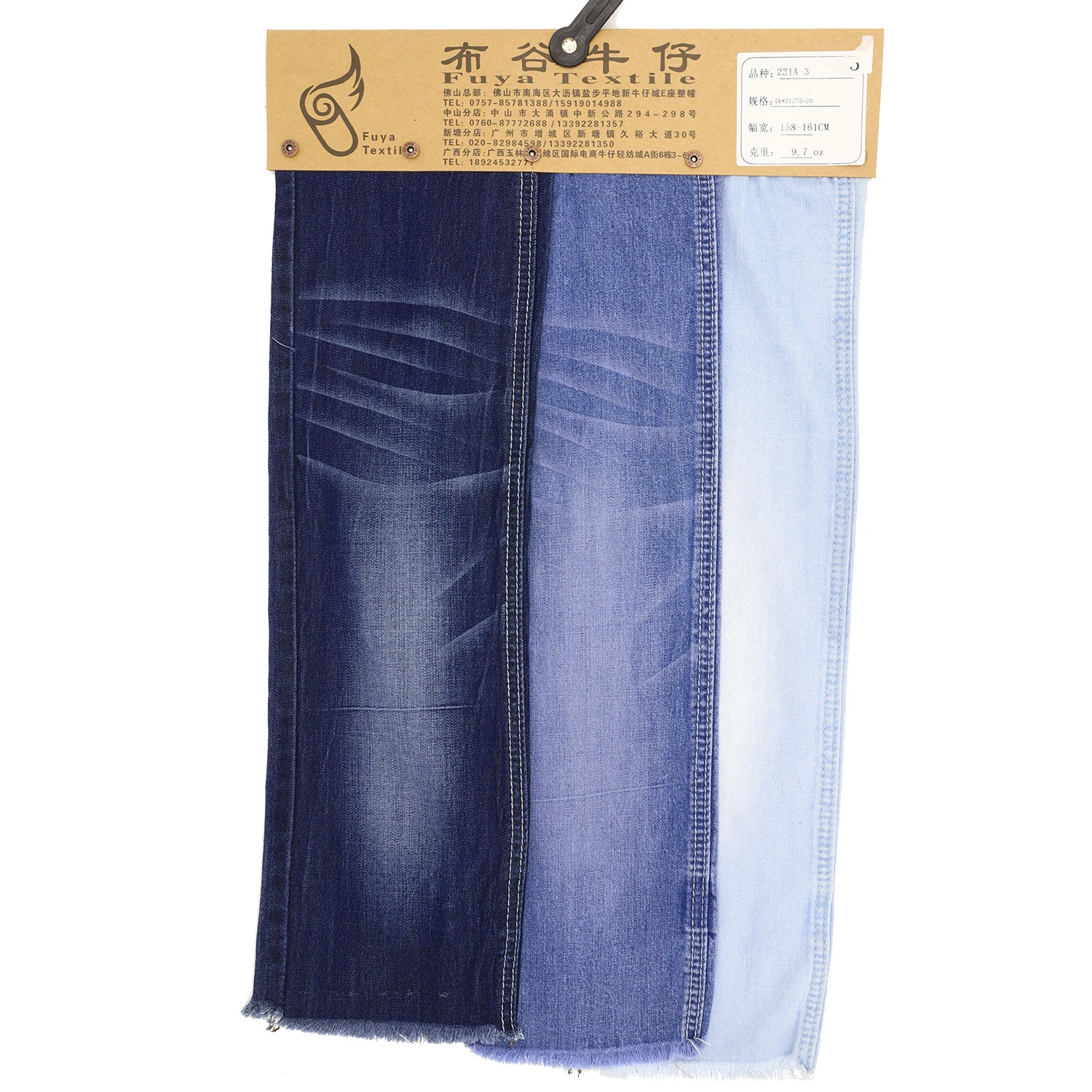 231A-3  Tencel stretch denim fabric with 68%Tencel   29%Poly  2%Viscose  1%Spandex 1
