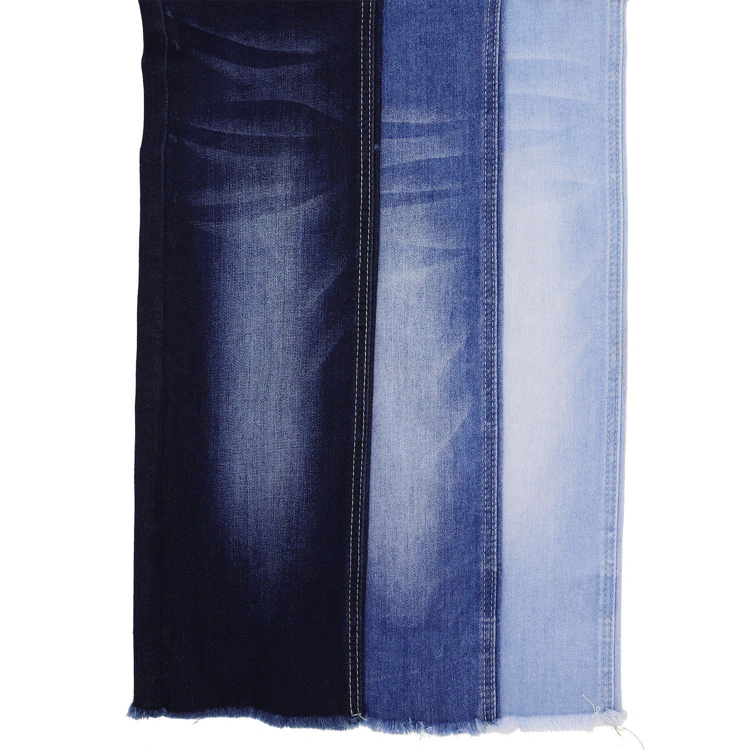 245A-3  12S OA super soft denim fabric with stretch &slub 67%Cotton  28%Poly 3%Viscose 2%Spandex 2