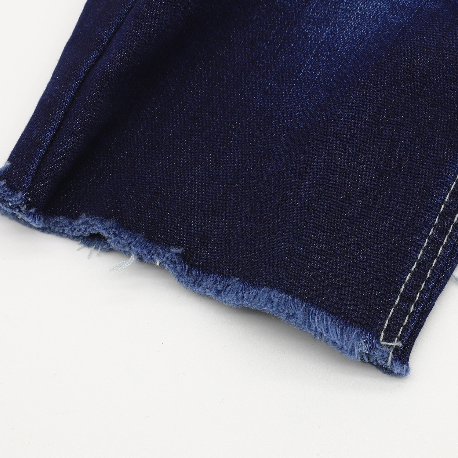 245A-3  12S OA super soft denim fabric with stretch &slub 67%Cotton  28%Poly 3%Viscose 2%Spandex 8