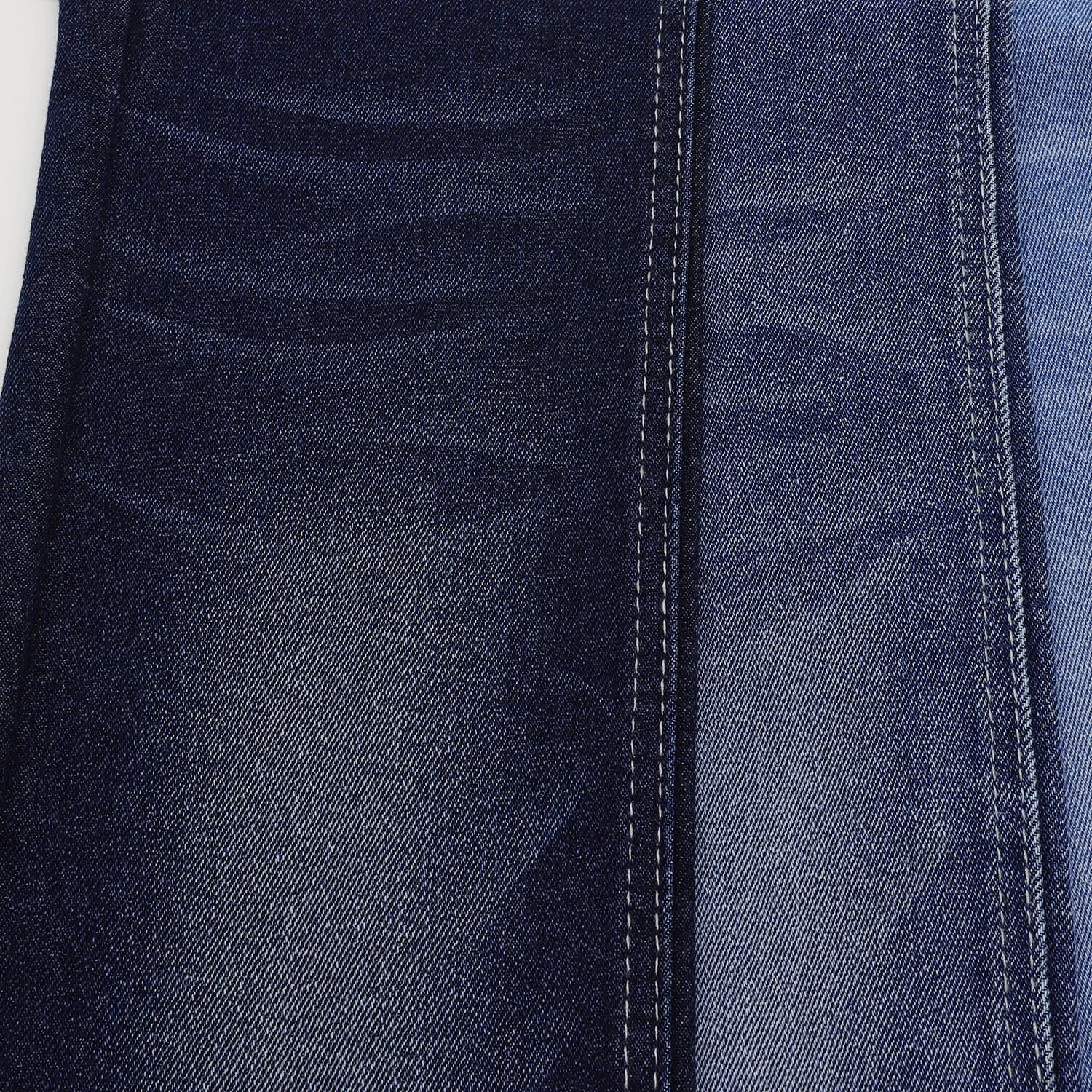 257A-13 Stretch & Slub denim fabric with 61%Cotton  30.5%Poly 7%Viscose 1.5%Spandex 4