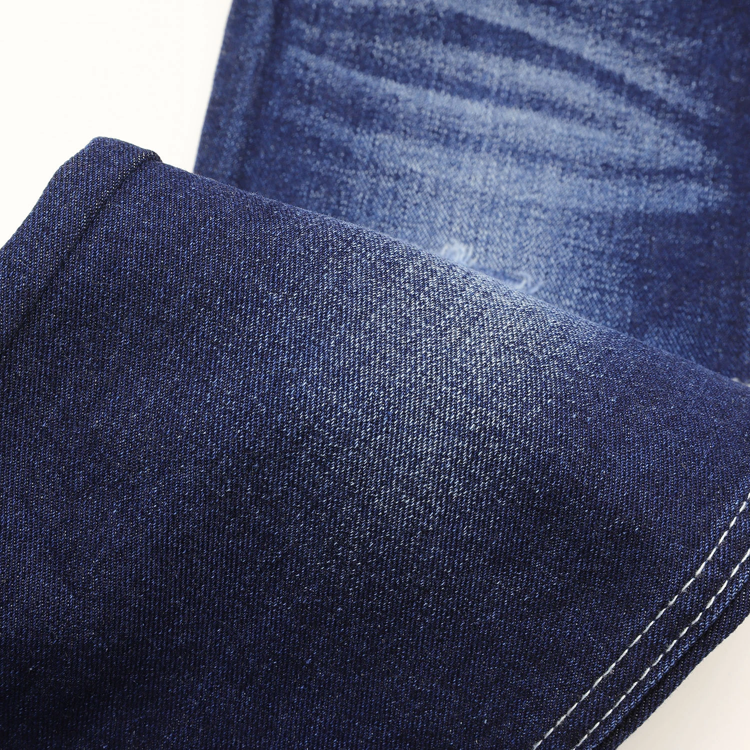 257A-14   12.8OZ B/W Non-Stretch  denim fabric with 81.9%Cotton  4.1%Poly 14.1%Viscose 10