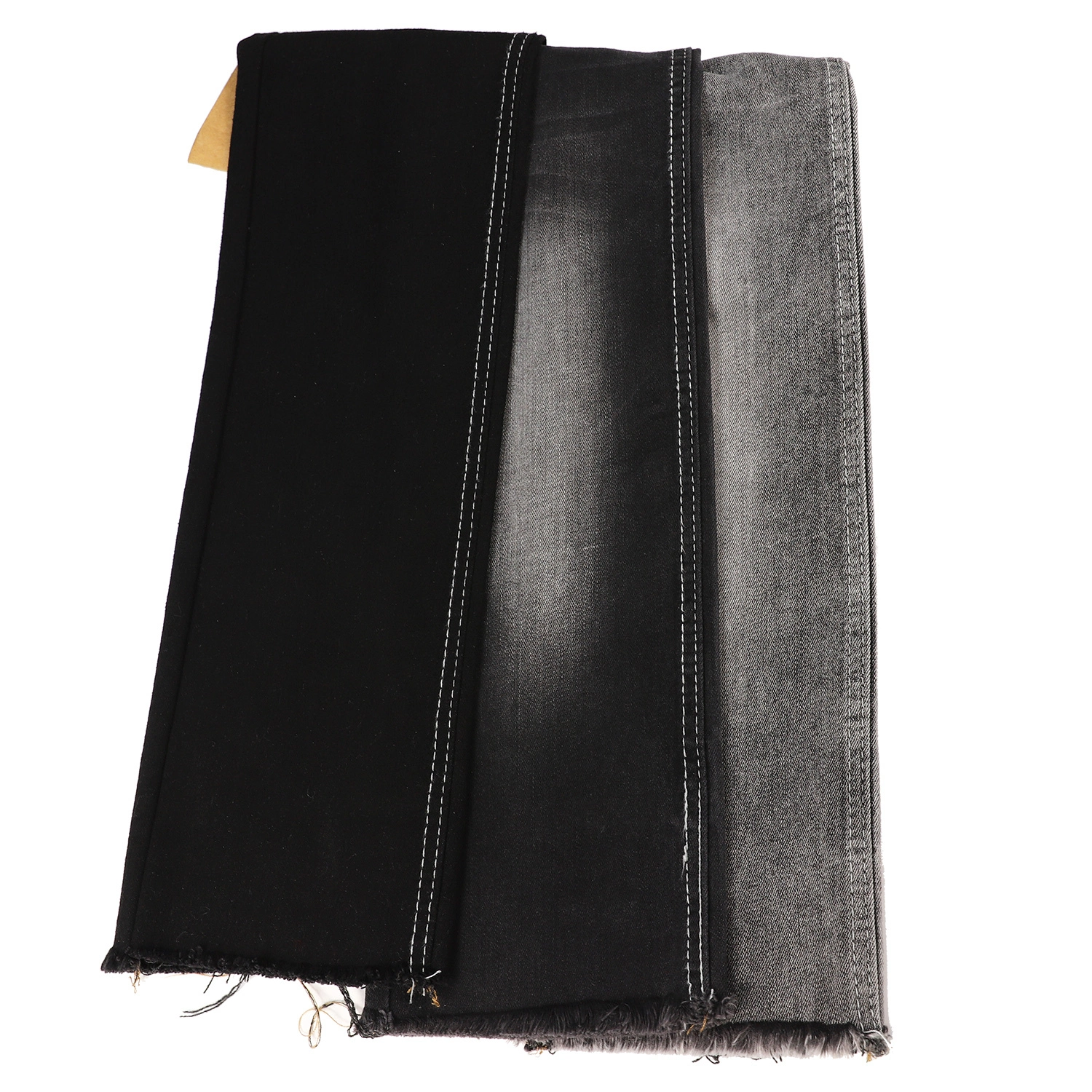 199B-16 10+10*14 Wholesale Black Color Supersoft Cotton Stretch Denim Fabric For Jeans 2