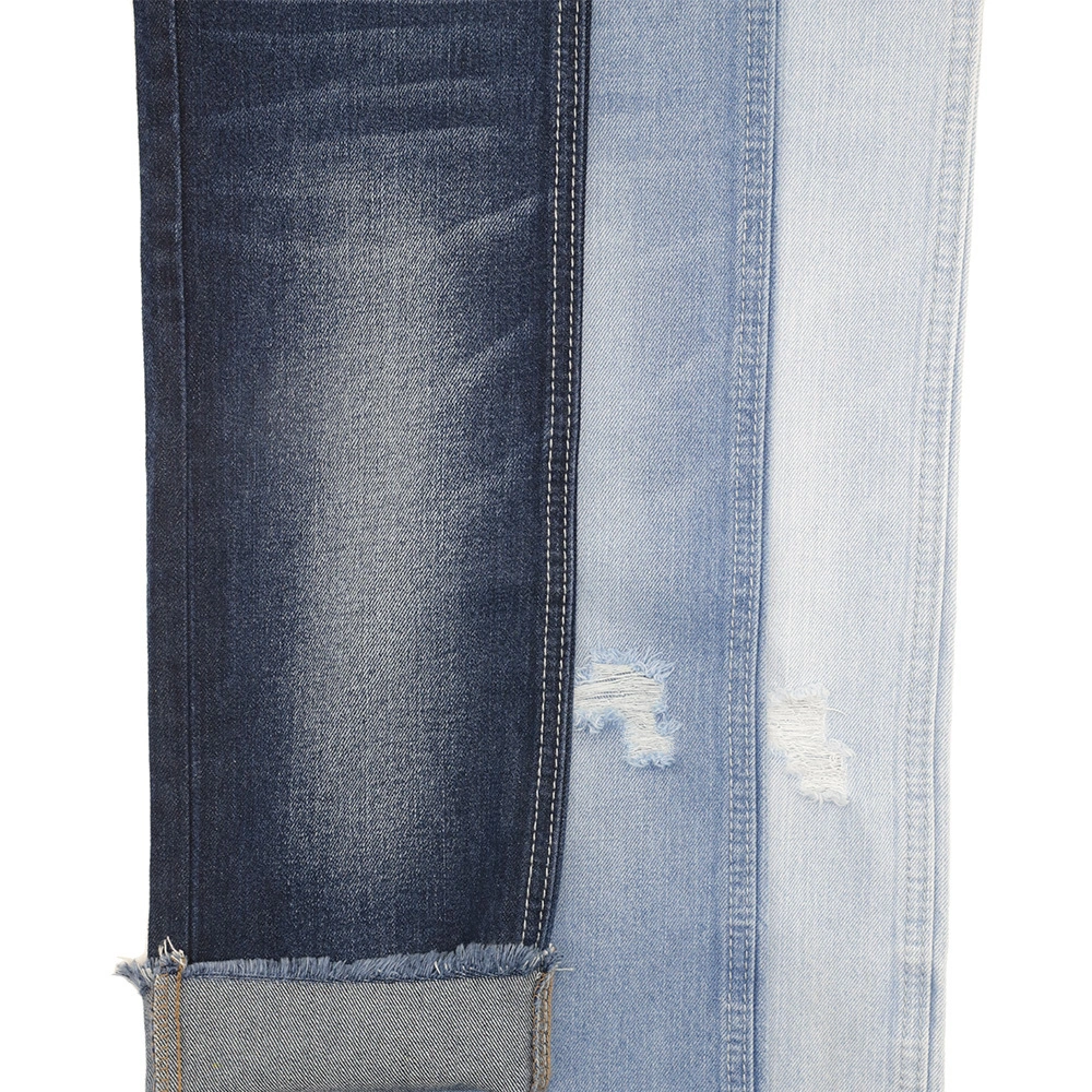 315A-4 Indigo Color Rolls of non-stretch Denim Fabric 1