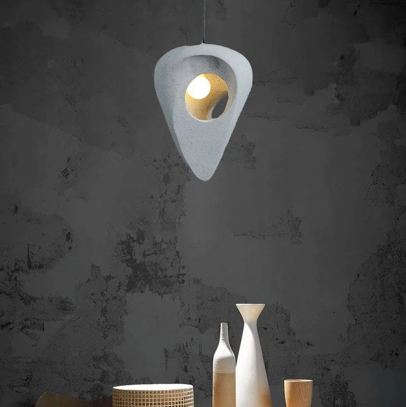 Lustre moderne en fibre de verre 1