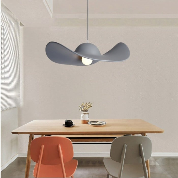 Suspension post-moderne en forme de chapeau nordique, lampe suspendue minimaliste pour salon, salle à manger ou chambre 1