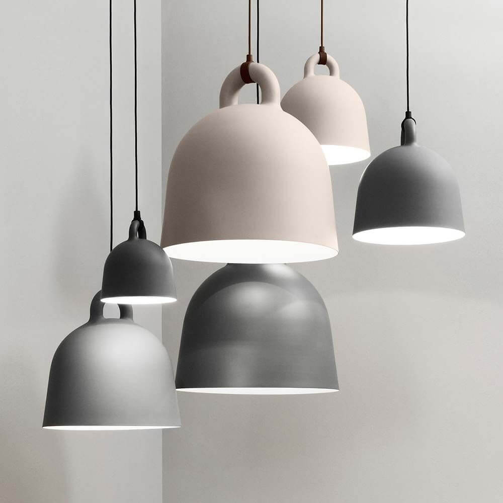 Suspension nordique en résine en forme de cloche, lampe de plafond minimaliste mate pour îlot de cuisine, salle à manger et chambre 1