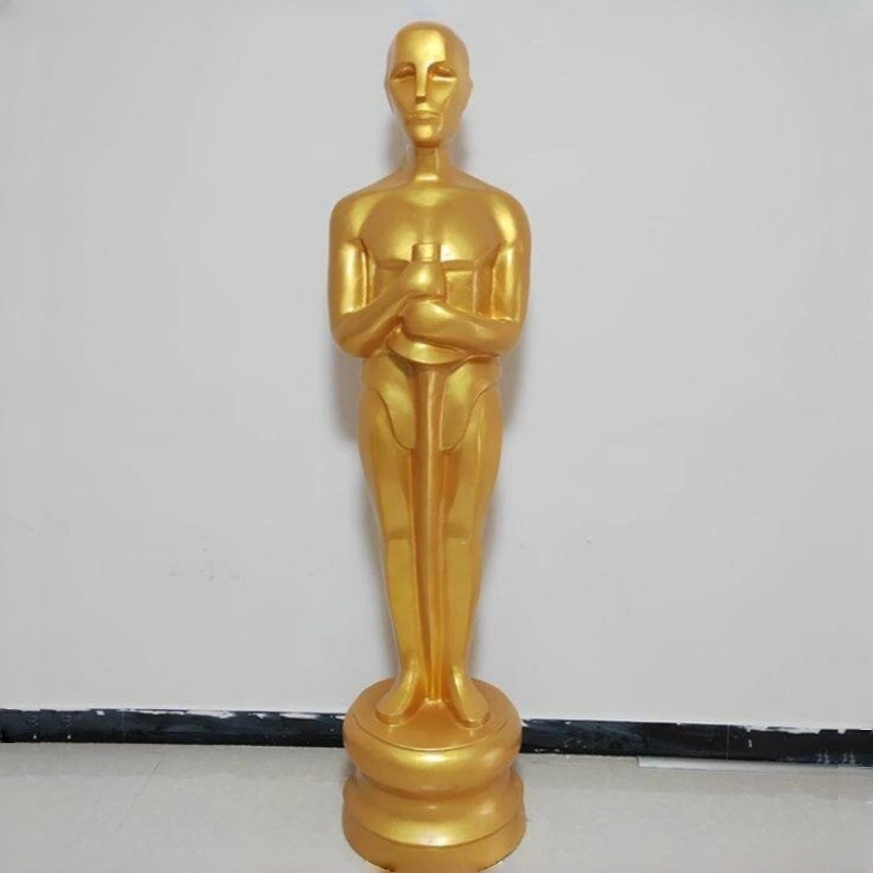 Oscar Statue Floor Sculpture, Movie Award Replica Decorative Art for Event, Lobby 1