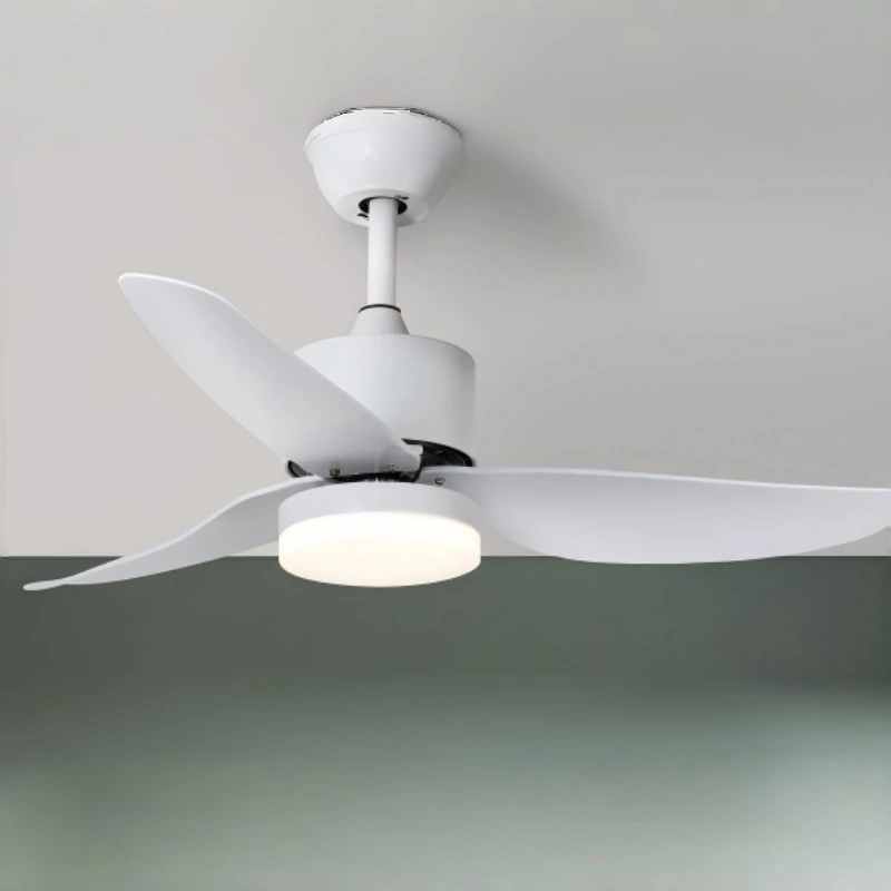 Modern Downrod Mount Ceiling Fan with LED Light, 3-Blade Sleek Fan for Bedrooms, Living Rooms & Home Offices 1