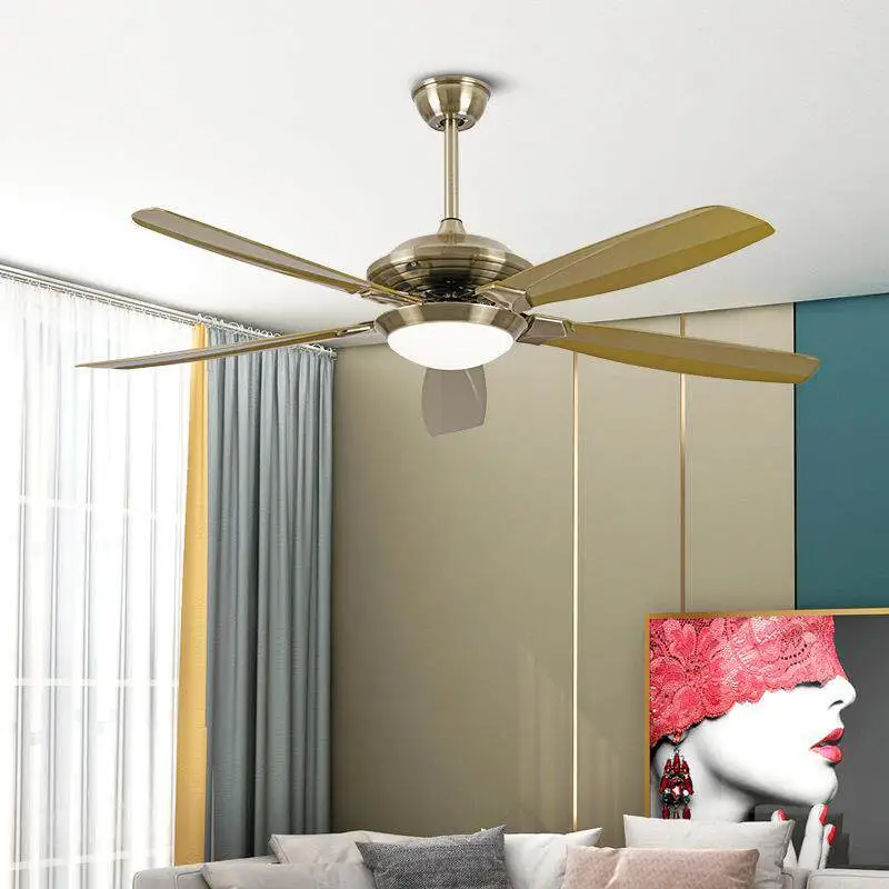 Ceiling Fan Light Fixture with Integrated LED for Living Room Bedroom Dining Room HTD-2392 1