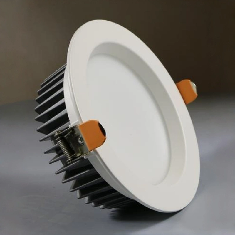 Downlight LED empotrable de estilo clásico y atemporal, 230 mm de diámetro exterior, 200-215 mm de diámetro de corte, 40 W, para proyectos domésticos y de ingeniería HTD-Q2-80B-408 1