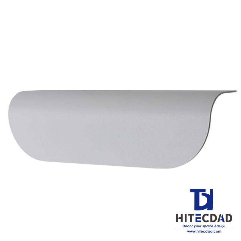Downlight curvo moderno para exteriores, aplique de pared, cuerpo arqueado negro con luz descendente, negro, blanco y gris, HTD-EW5501 6