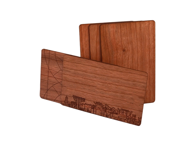 Recyclable Wooden RFID Card for Green Membership Programs 1