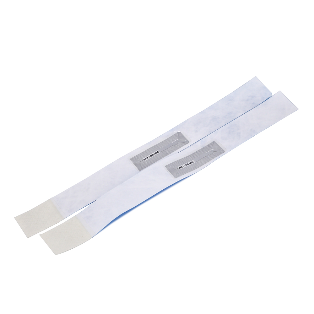 Disposable 13.56MHz RFID Paper Band for Visitor Identification 1