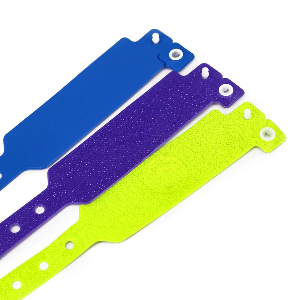 Waterproof PVC RFID Wristband for Event Access Control 1