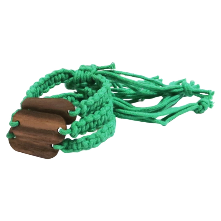Eco-Friendly Hand-Woven NFC Wristband for Sustainable Events 1