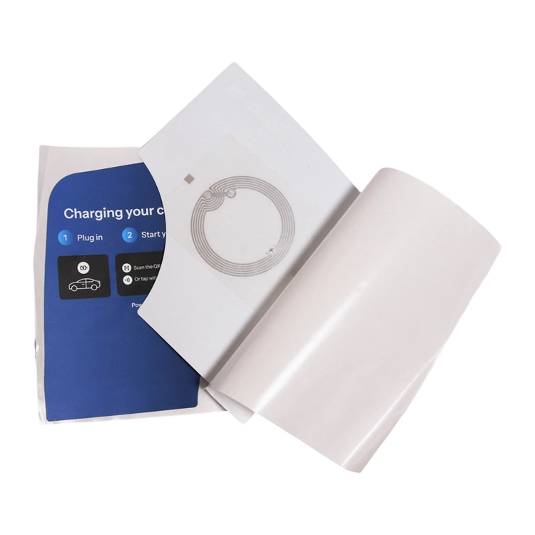 Custom-Printed NFC Sticker for Smart EV Charging 1