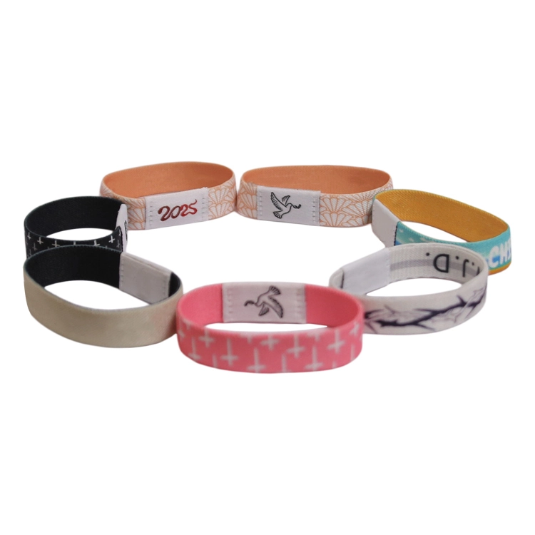 NTAG424 RFID Cloth Wristband for Festivals and Events 1