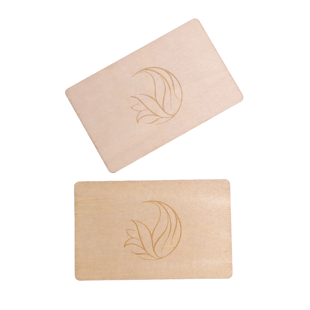 Carte RFID en bois écologique 1