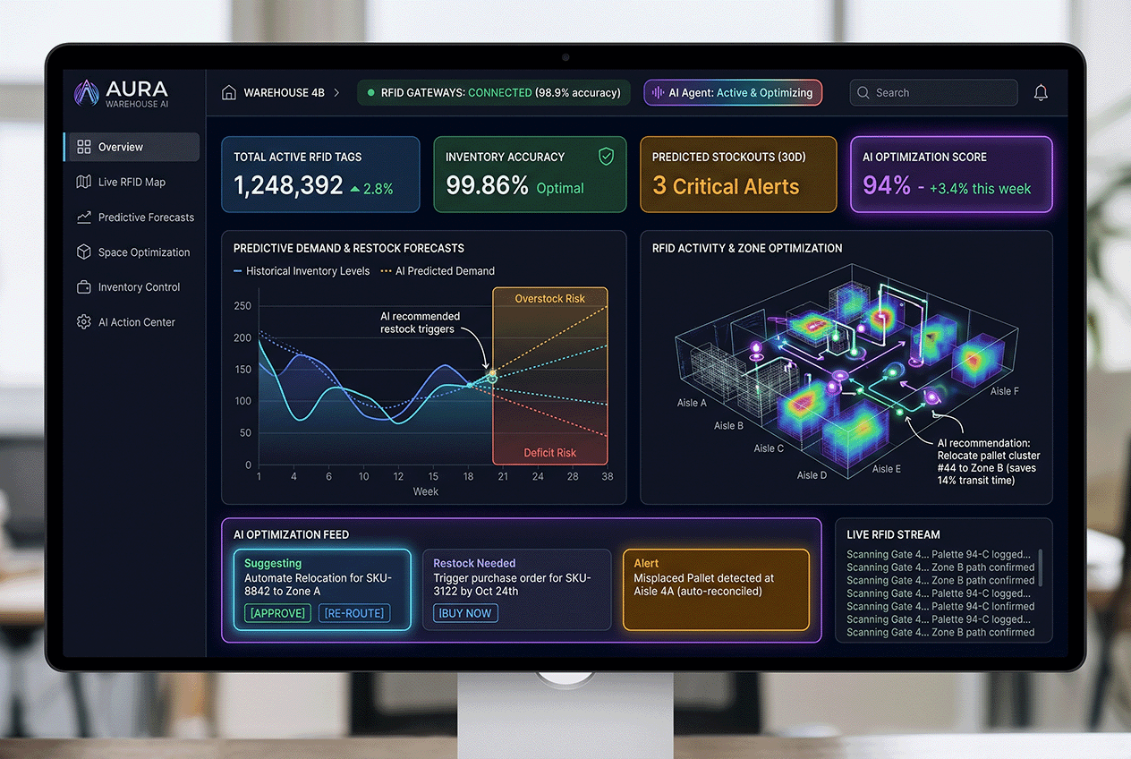 How AI and RFID Are Transforming Warehouse Management 1