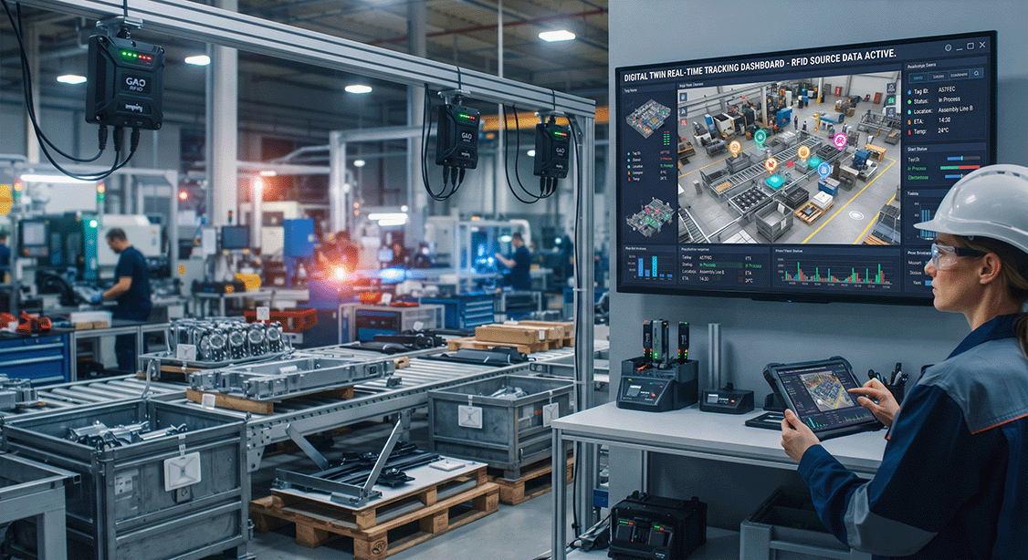 RFID in Digital Twin Technology: Building Virtual Factories 1
