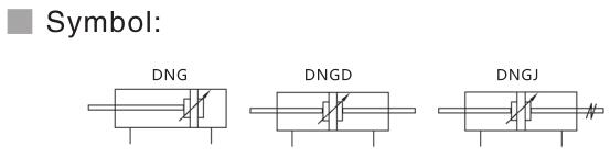 Tie Rod Pneumatic Cylinder NTA DNG for Industrial Automation for Can Crusher 2