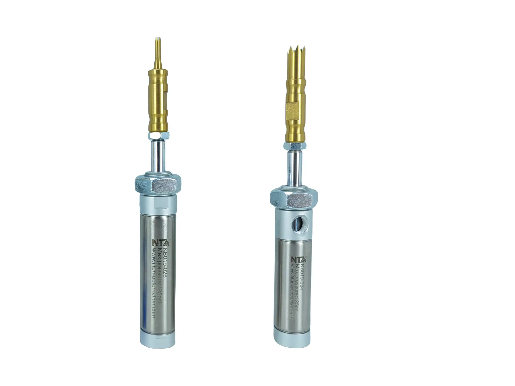 NTA Stainless Steel Pneumatic Hole Punch Cylinder: Single Acting and Double Acting Options for Precise Punching 1