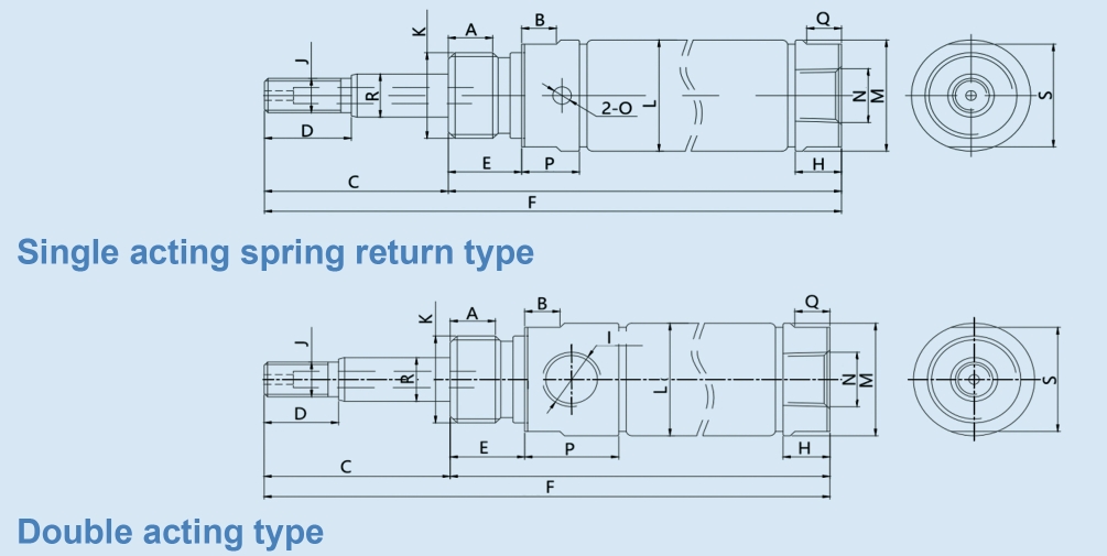 NTA Stainless Steel Pneumatic Hole Punch Cylinder: Single Acting and Double Acting Options for Precise Punching 7