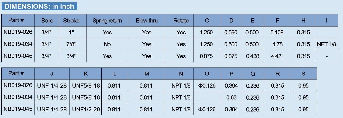 NTA Stainless Steel Pneumatic Hole Punch Cylinder: Single Acting and Double Acting Options for Precise Punching 8