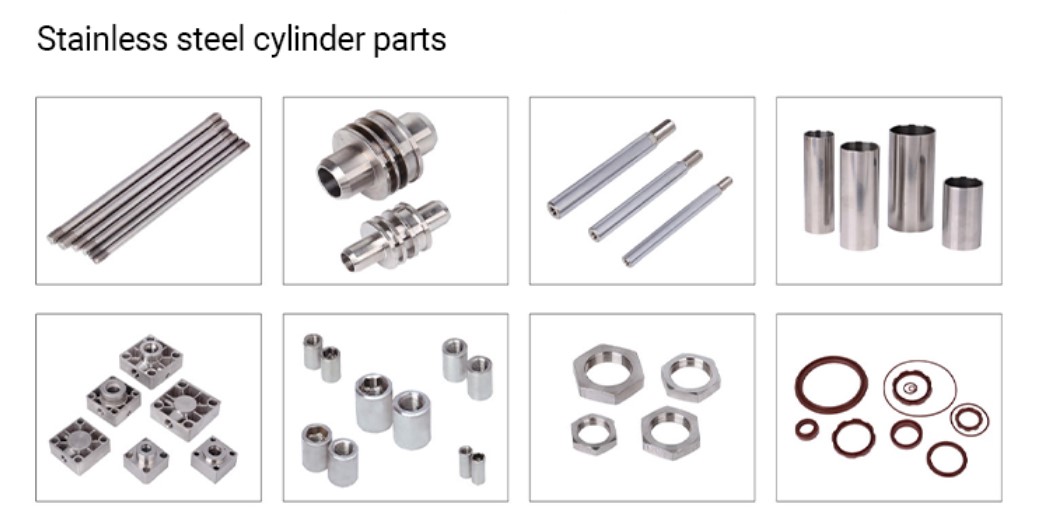 All Stainless Steel Compact Pneumatic Air Cylinders High Quality Corrosion Resistant  for Chemical Food&Beverage Equipme 9