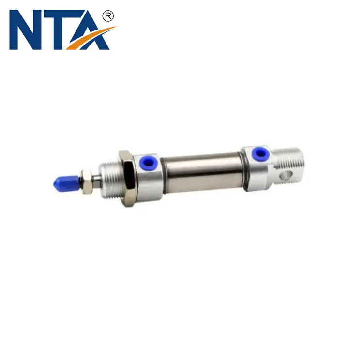 Rostfritt stål runda mini pneumatisk cylinder NTA MI för automatiska system 1