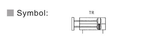 Double Rod Double Shaft Air Cylinder NTA CXS for Automation System 2