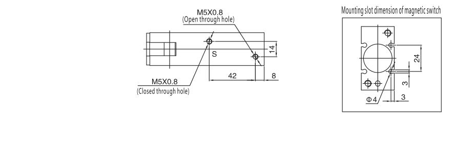 Пневматический цилиндровый цилиндр Air MHY Series для промышленных роботов 14