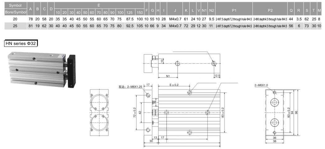 1583747160228885.jpg Dual Air Cylinder NTA HN for Manufacturing Automation 7
