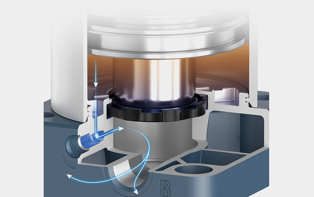 Luft betriebene Zylinder NTA -Serie SC China für die Prozessautomatisierung 20