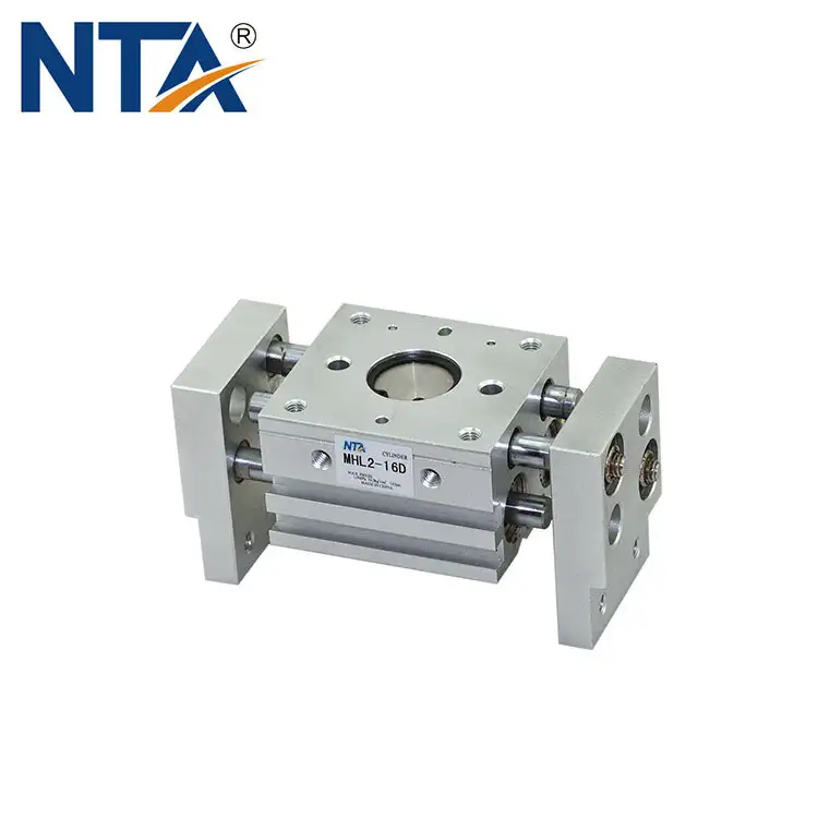 Pneumatic Wide Parallel Compact Gripper MHL with Large Holding Force 1