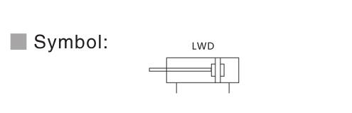 LWD -serie pneumatisk stiftcylinder 2