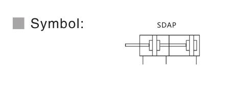 High Force Multi-position Kompaktcylinder NTA SDAP-automatisering av maskiner 2