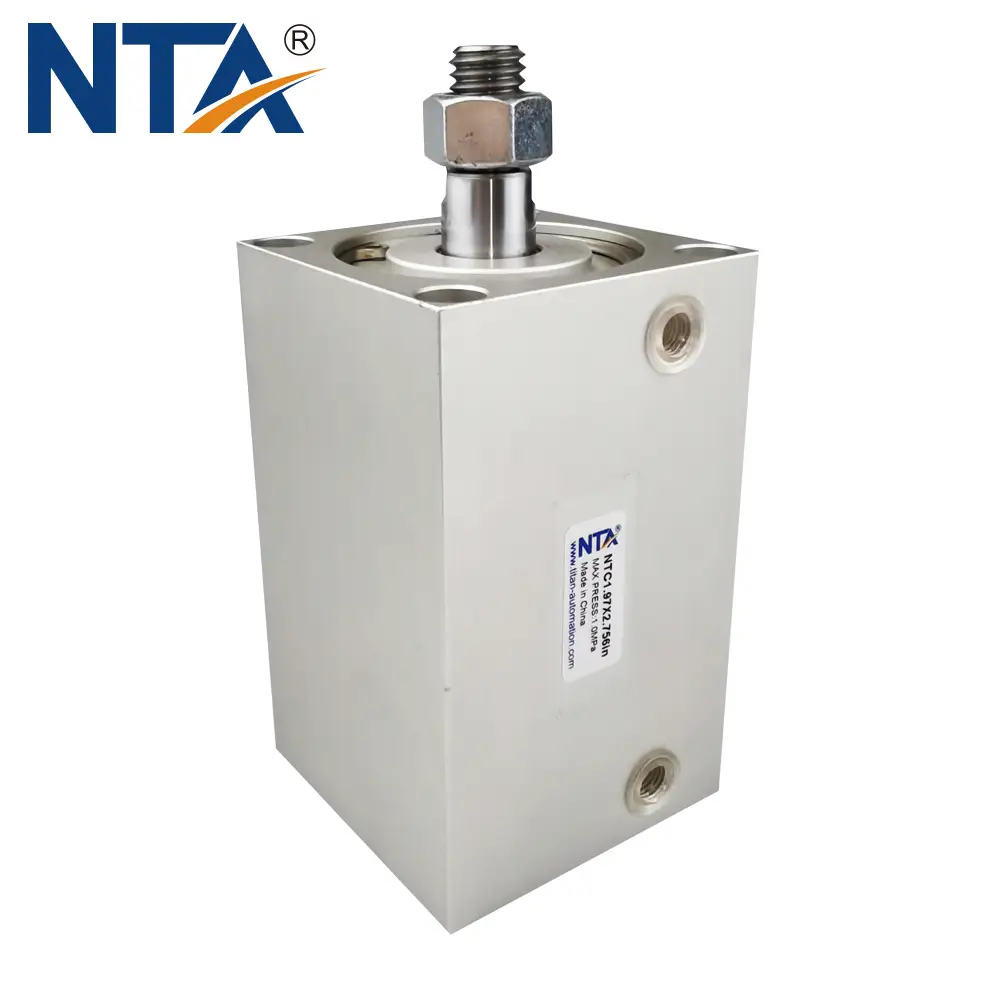 Cylindre pneumatique plat carré NTC Cylindre d'air compact pour les espaces restreints 1