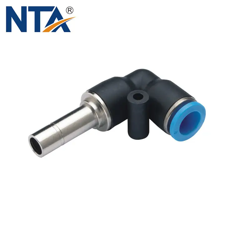 PLJ Socket Elbow Plastic Push-in Fitting/Pneumatic Fitting/Compressed Air Fitting/One Touch Tube Fitting 1