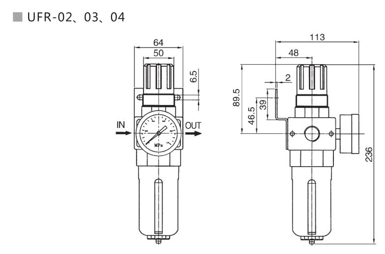 Bästa U Series Air Filter Regulator grossisttillverkare 7