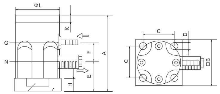 Piston Pneumatic Vibrator der NTP -Serie 7