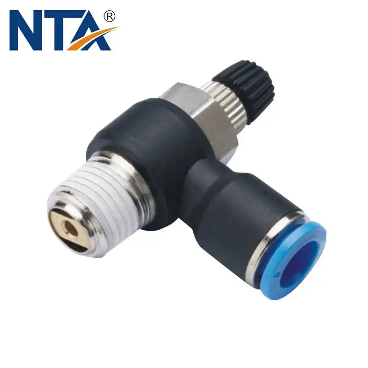SL-R Elbow Type/Universal Type/Push-lock Type Throttle Control Valve/Air Flow Control Valve/Pneumatic Flow Control Valve 1