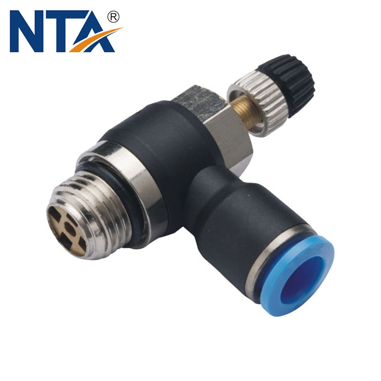 SL-G Elbow Type/Universal Type/Push-lock Type Throttle Control Valve/Air Flow Control Valve/Pneumatic Flow Control Valve 1