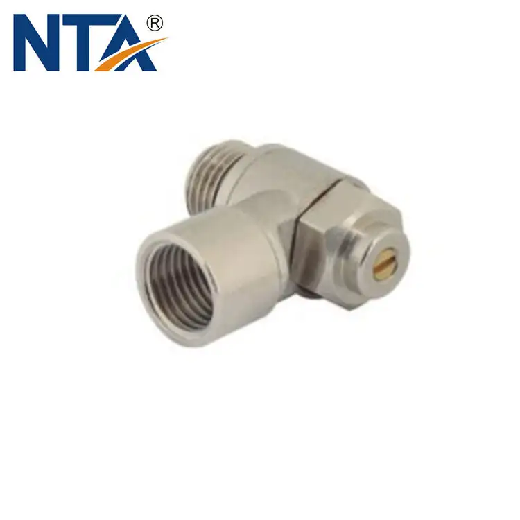 MSQF Female Slotted(non return) Brass/Metal Elbow Type/Universal Type/Push-lock Type Throttle Control Valve 1
