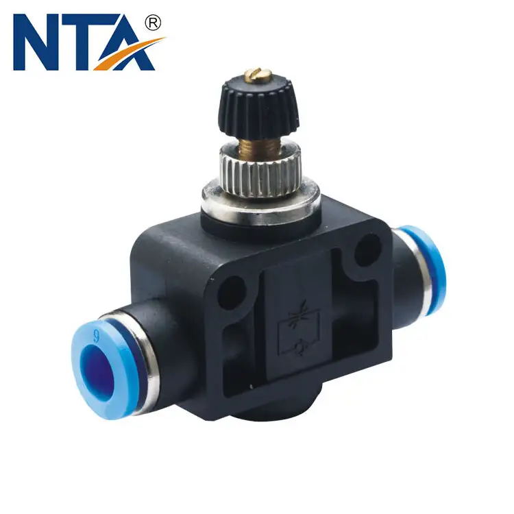 SA In-line Type/Universal Type/Push-lock Type Throttle Control Valve/Air Flow Control Valve/Pneumatic Flow Control Valve 1