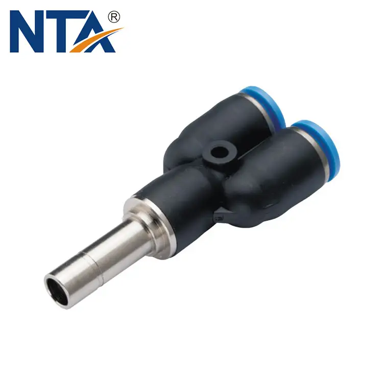 PWJ Different Diameter Socket Union Y Plastic Push-in Fitting/Pneumatic Fitting/Compressed Air Fitting/One Touch Tube 1